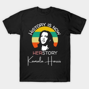 Kamala Harris History Is Now HERstory 2021 T-Shirt